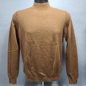 Joseph & Lyman Sweater 100% Italian Merino Wool Mens Size Small Brown